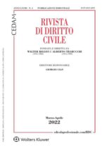 Rivista di Diritto Civile – Marzo-Aprile 2022