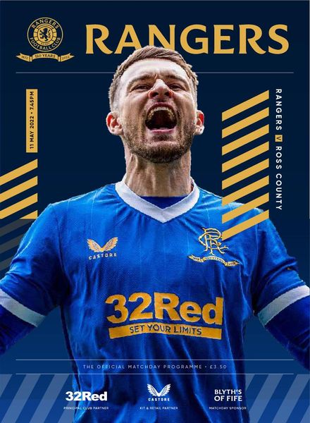 Rangers Football Club Matchday Programme – Rangers v R County – 11 May 2022