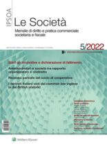 Le Societa – Maggio 2022