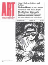 Art Monthly – November 1986