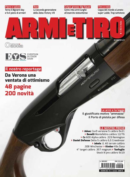 Armi e Tiro – giugno 2022