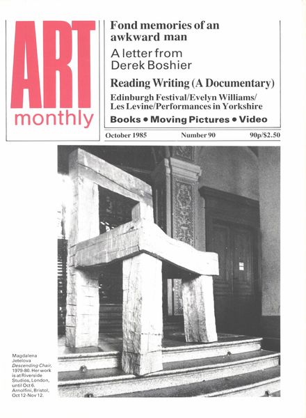 Art Monthly – October 1985