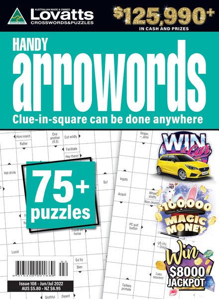 Lovatts Handy Arrowords – 22 May 2022