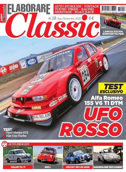Elaborare Classic – Agosto-Settembre 2020