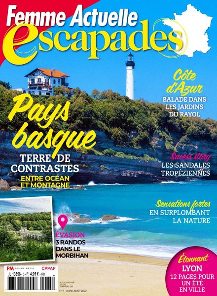 Femme Actuelle Escapades – Juin-Aout 2022