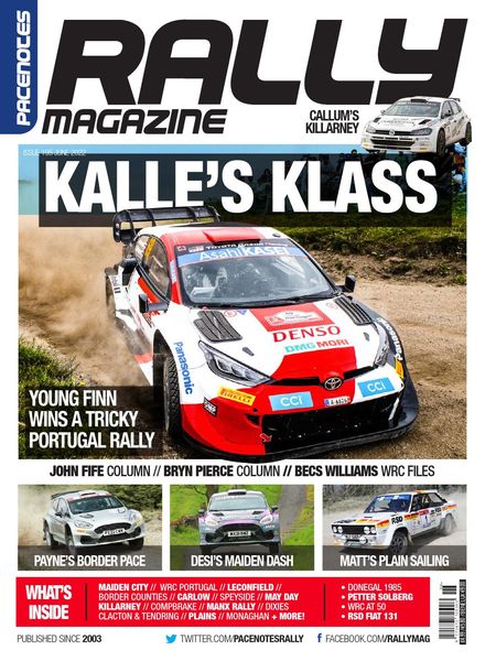 Pacenotes Rally Magazine – Issue 195 – June 2022