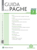 Guida alle paghe – Luglio 2022