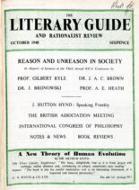 New Humanist – The Literary Guide October 1948