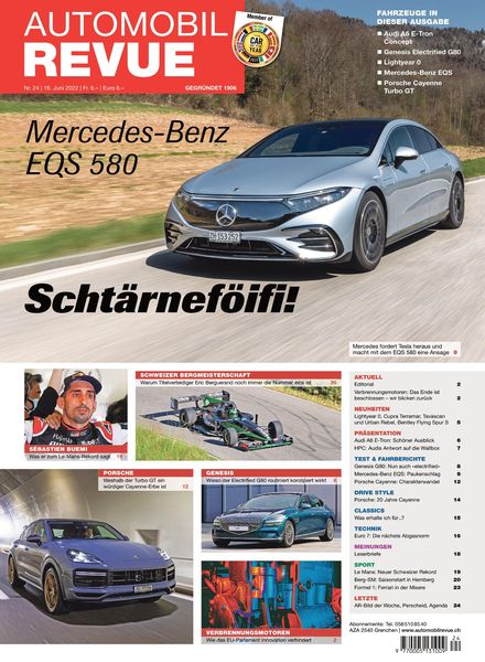 Automobil Revue – 16 Juni 2022