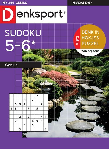 Denksport Sudoku 5-6 genius – 16 juni 2022