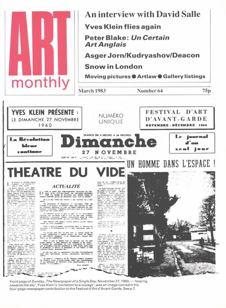 Art Monthly – March 1983