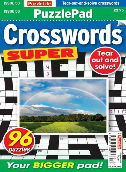 PuzzleLife PuzzlePad Crosswords Super – 16 June 2022