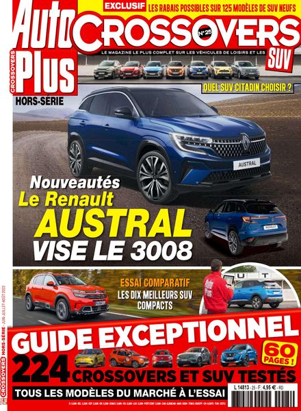 Auto Plus – Hors-Serie Crossovers Suv – Juin-Aout 2022