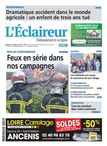 L’Eclaireur de Chateaubriant – juin 2022