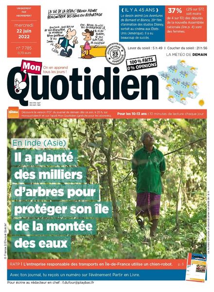 Mon Quotidien – 22 juin 2022