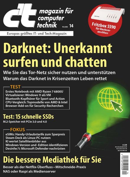 c’t magazin – fur computertechnik – 18 Juni 2022