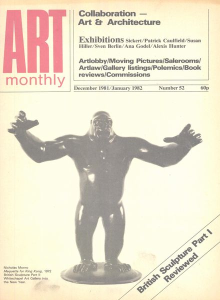 Art Monthly – December-January 1981-82