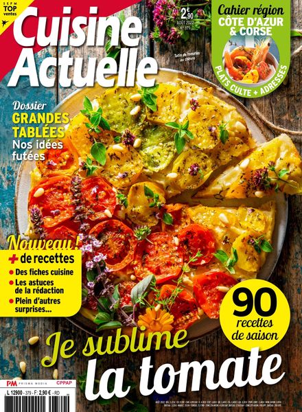 Cuisine Actuelle – Aout 2022