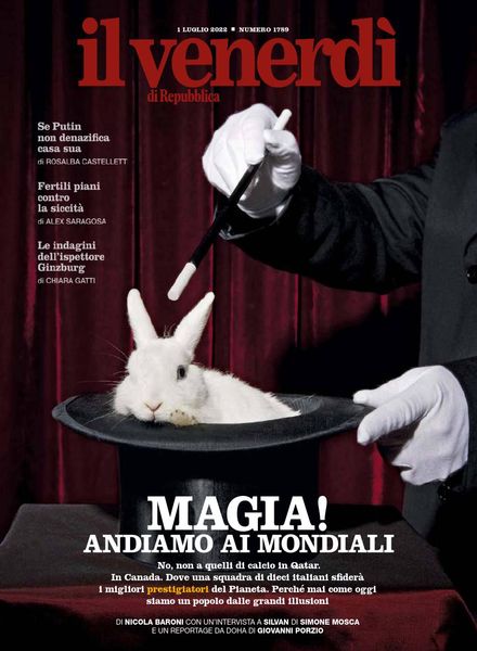 Il Venerdi di Repubblica – 1 Luglio 2022