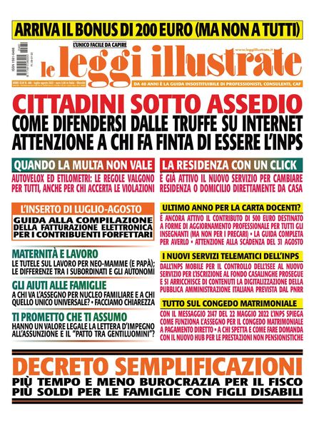 Leggi Illustrate – luglio 2022