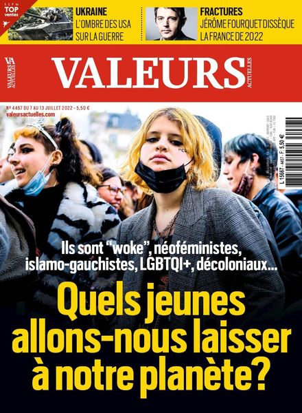 Valeurs actuelles – 07 juillet 2022