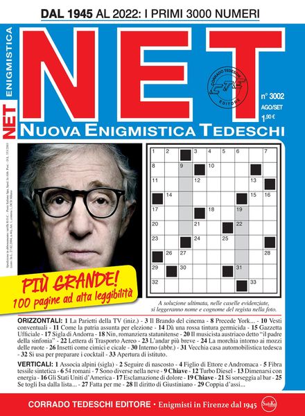 Nuova Enigmistica Tascabile – August 2022