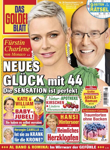 Das Goldene Blatt – 09 Juli 2022