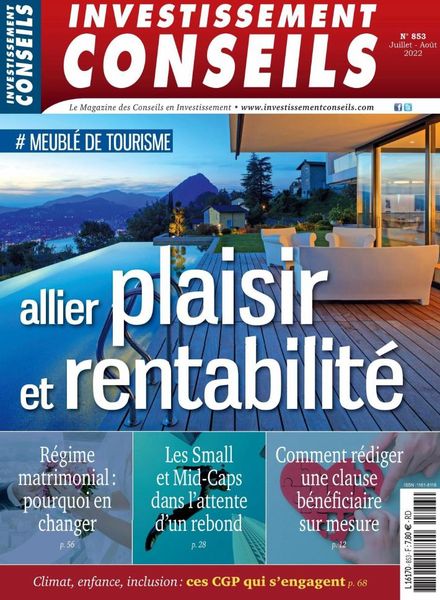 Investissement Conseils – Juillet-Aout 2022
