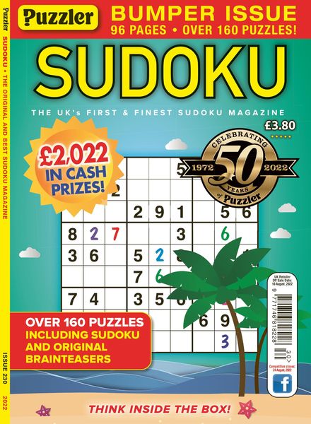 Puzzler Sudoku – July 2022