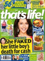that’s life! – July 21 2022