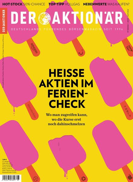 Der Aktionar BOrsenmagazin – 07 Juli 2022