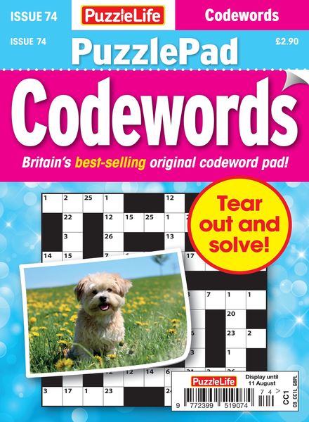 PuzzleLife PuzzlePad Codewords – 14 July 2022