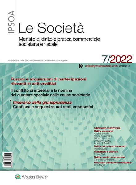 Le Societa – Luglio 2022