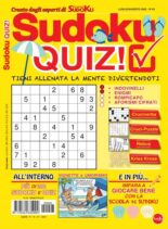 Sudoku Quiz – luglio 2022