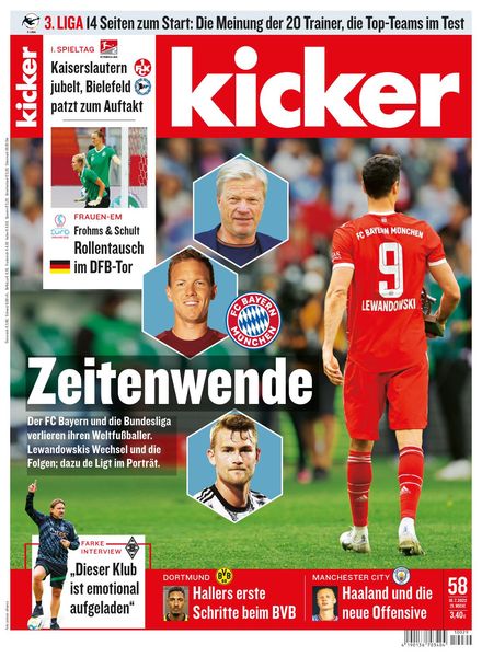 Kicker – 18 Juli 2022