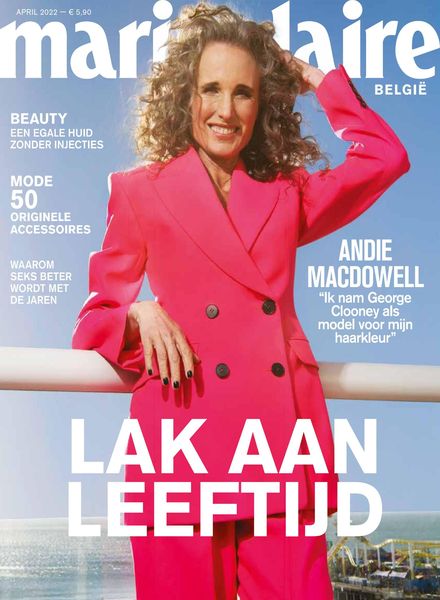 Marie Claire Belgie – April 2022