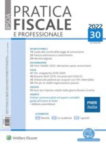 Pratica Fiscale e Professionale – 25 Luglio 2022