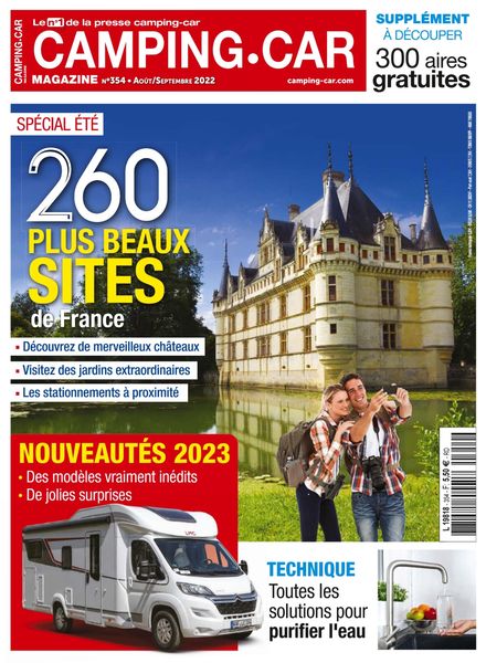 Camping-Car Magazine – Aout-Septembre 2022