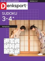 Denksport Sudoku 3-4 kampioen – 21 juli 2022