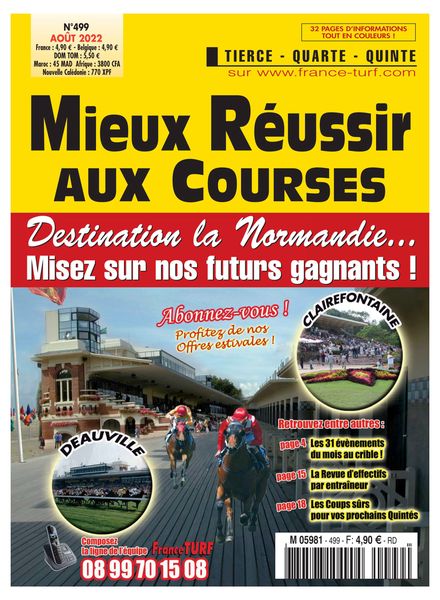 Mieux Reussir aux Courses – Aout 2022