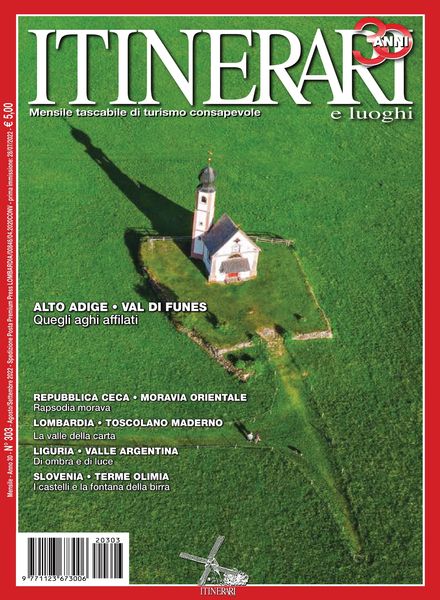 Itinerari e Luoghi – agosto 2022