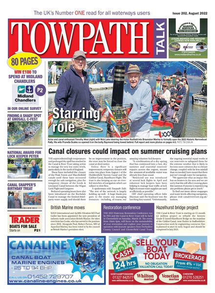 Towpath Talk – August 2022