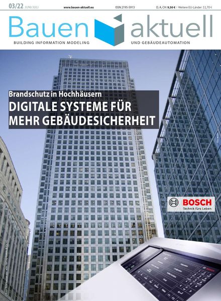 Bauen Aktuell – Juni-Juli 2022