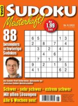 Sudoku Meisterhaft – Nr 6 2022