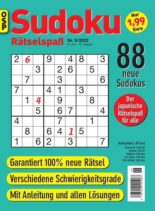 Sudoku Ratselspass – Nr 6 2022