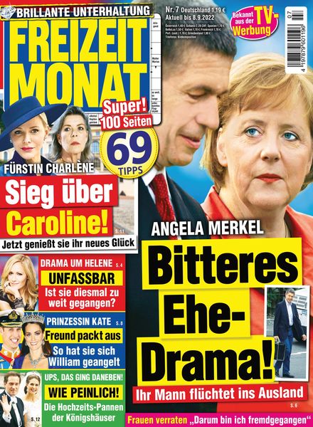 Freizeit Monat – August 2022