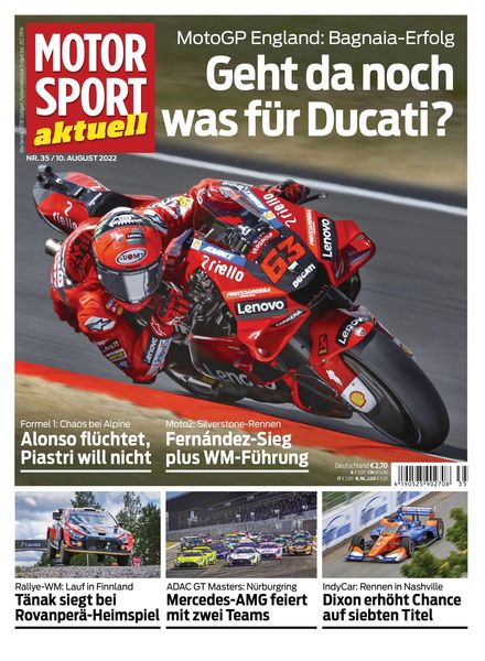 MOTORSPORT aktuell – 10 August 2022