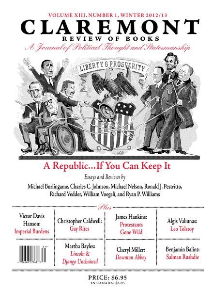 Claremont Review of Books – April 2013