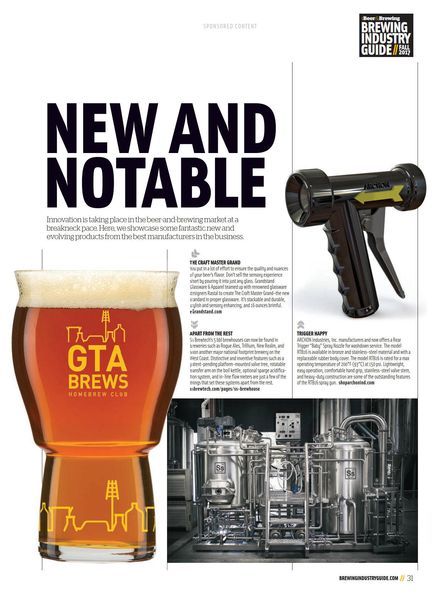 Craft Beer & Brewing – September 2017
