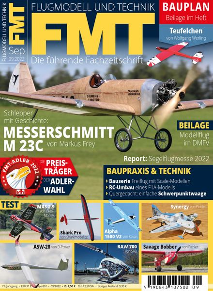 FMT Flugmodell und Technik – September 2022